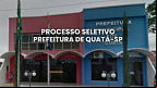 Prefeitura de Quatá-SP publica edital com vagas na área da educação Prefeitura de Quatá-SP publica edital com vagas na área da educação